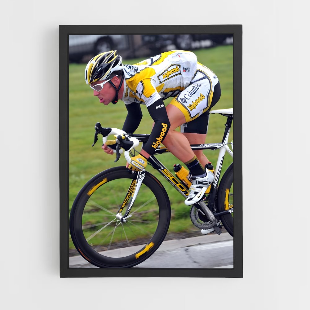 Poster Mark cavendish – affiche Cyclisme (vue 2)